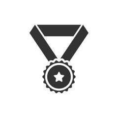Award medal icon graphic design template vector