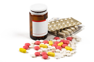 Multiple drugs for treatment in tablet dosage form