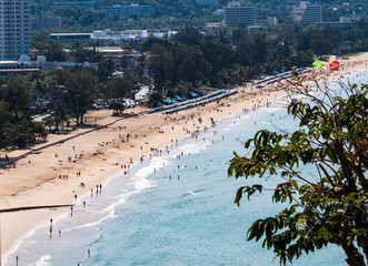 Obraz premium Karon Beach. Thailand. Phuket Island. Andaman Sea. Indian Ocean.