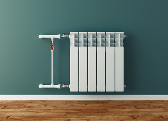 Home radiator, 3d rendering