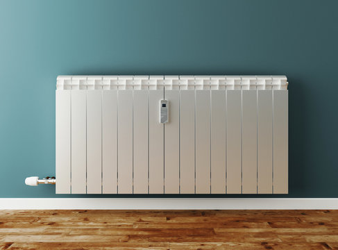 Home radiator, 3d rendering