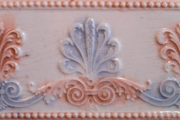 abstract background with floral ornament