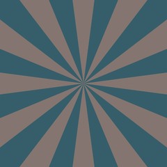 Sunlight retro dark grunge background. dirty blue and brown color burst background.