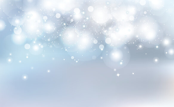 White abstract background, silver luxury seasonal winter holiday vector illustration