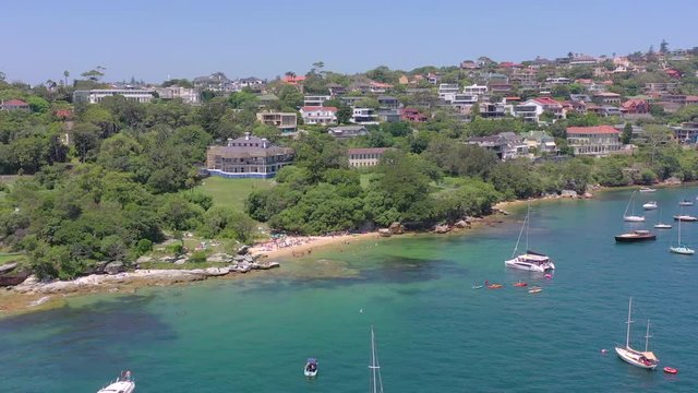 Milk Beach A Popular Swimming Spot in Sydney Harbour during the Summer