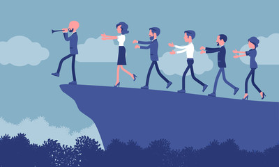 Blind faith followers moving to danger