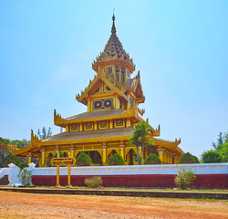 The fine example of Burmese architecture, Bago, Myanmar