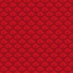 Lunar New Year Seamless Pattern - Red pattern design for Lunar or Chinese New Year