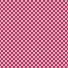 Valentine's Day Seamless Pattern - Gingham design in classic Valentine colors