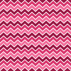 Valentine's Day Seamless Pattern - Chevron zig zag design in classic Valentine colors