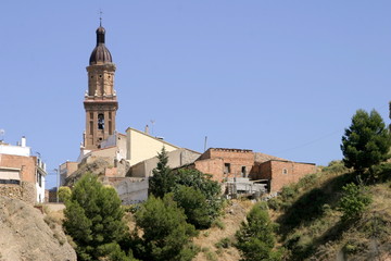 Fototapeta na wymiar Village in Calahorra. La Rioja. Spain