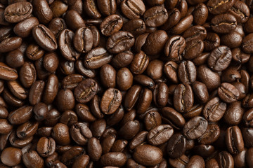 Coffee beans background