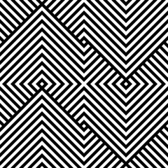 Vector geometric pattern. Seamless braided linear pattern.