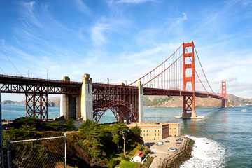 Golden Gate Bridge San Francisco Ocean Shore