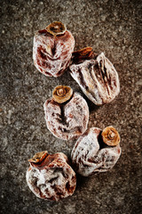 Sweet dried persimmon