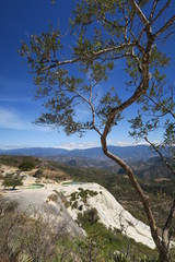 Obraz premium mexico oaxaca hierve de agua waterfall cascada