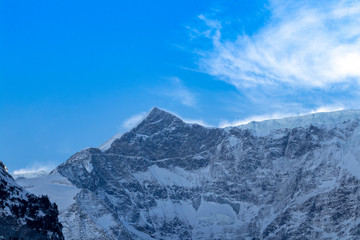 Winböhen auf dem Berg gipfel