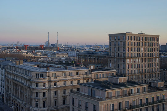 View of Le Havre city center
