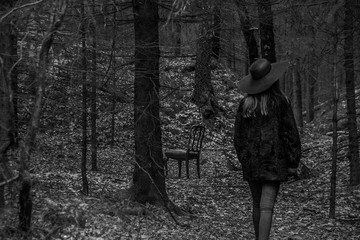 Naklejka premium Lost in Forest