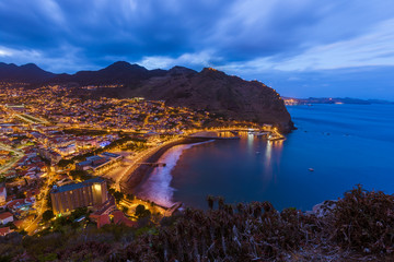Fototapeta na wymiar Town Machico - Madeira Portugal