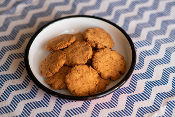 Homemade Oat and cheese cookies
