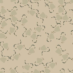 Field camouflage of various shades of green and beige colors