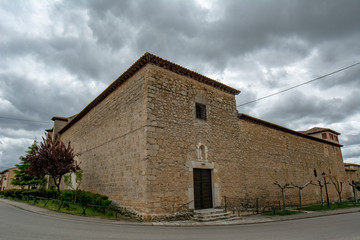 Fototapeta premium Monastery of the Franciscan Conceptionist Mothers of Peñaranda de Duero in the province of Burgos, Spain
