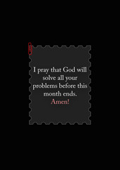  Biblical Phrase, typography design for use as print or poster and flyer