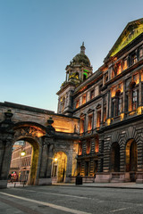 Fototapeta na wymiar The Glasgow City Chambers' building, Glasgow, Scotland