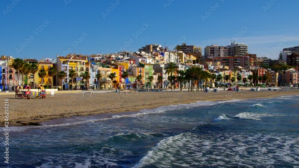 Poster La Vila Joiosa, Villajoyosa, Costa Blanca in Spanien