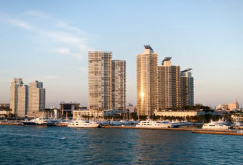 Fototapeta na wymiar Miami Beach Yachts