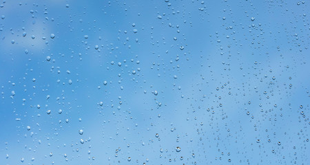 rain drops on the window 