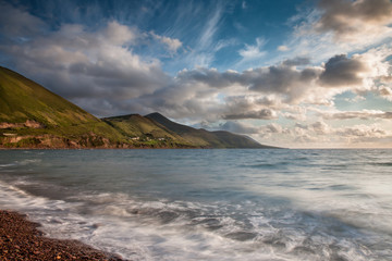 Rossbeigh beach at sunset, Ireland Co. Kerry
