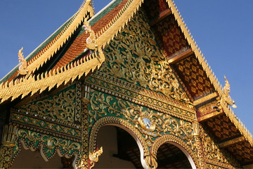 Fototapeta na wymiar Temple in Chiang Mai, Thailand