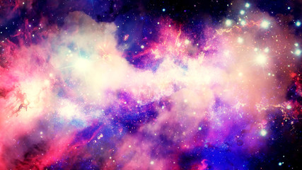 Fototapeta premium 3D rendering of a stellar nebula and cosmic dust, cosmic gas clusters and constellations in deep space. Elements of this image furnished by NASA