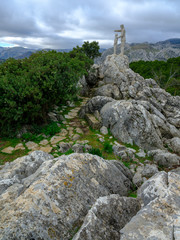 Fototapeta premium Views from the Mirador del Guarda Forestal in the Parque Natural Sierra de Las Nieves near Ronda, Andalucia, Spain