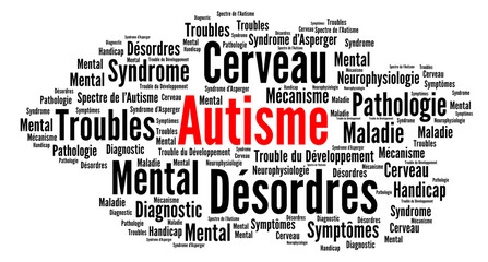 Autisme nuage de mots 