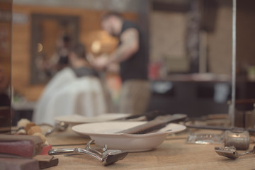 chez le barbier