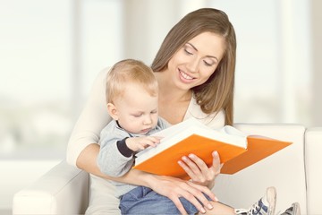 Happy mother with  sweet baby boy