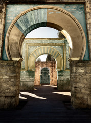 Naklejka premium Historical Arab ruins in Spain.