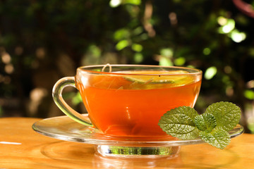 Tea Hot Close up on morning