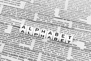 Obraz premium Alphabet