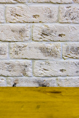 Background with the image of brick wall