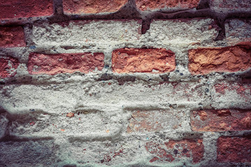 Background with the image of a brick wall