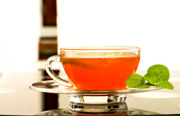 Tea Hot Close up on morning