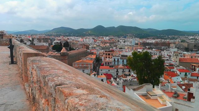 Ibiza town from above