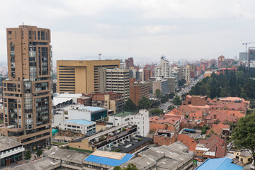 Día nublado en Bogotá