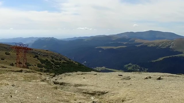 Bucegi Plateau View Over Padina Valley