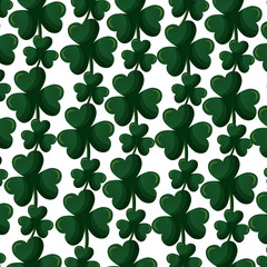 background green clovers plant decoration