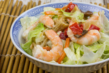 salade de crevettes